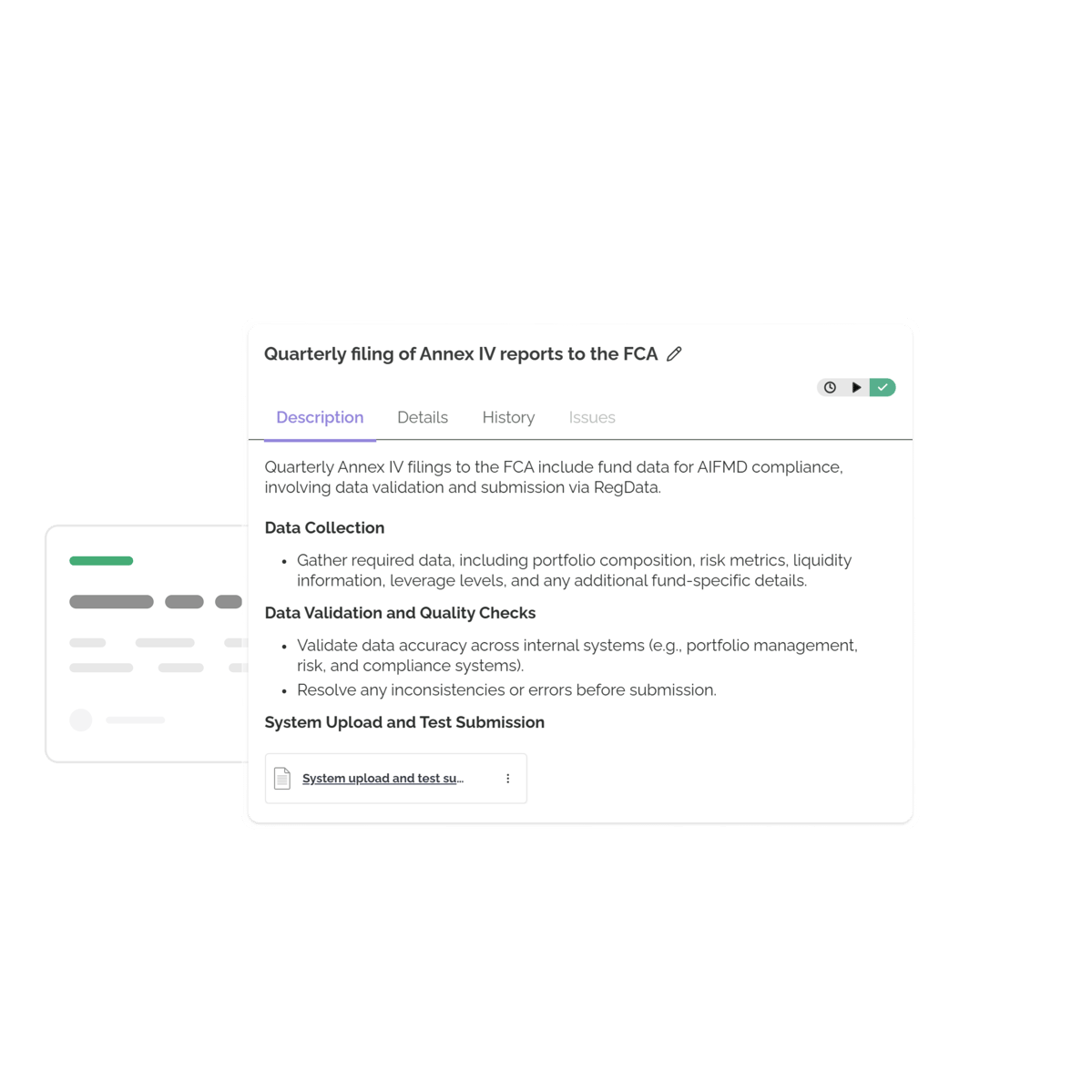 Plan, Execute & Prove controls, tasks and procedures - Daymi